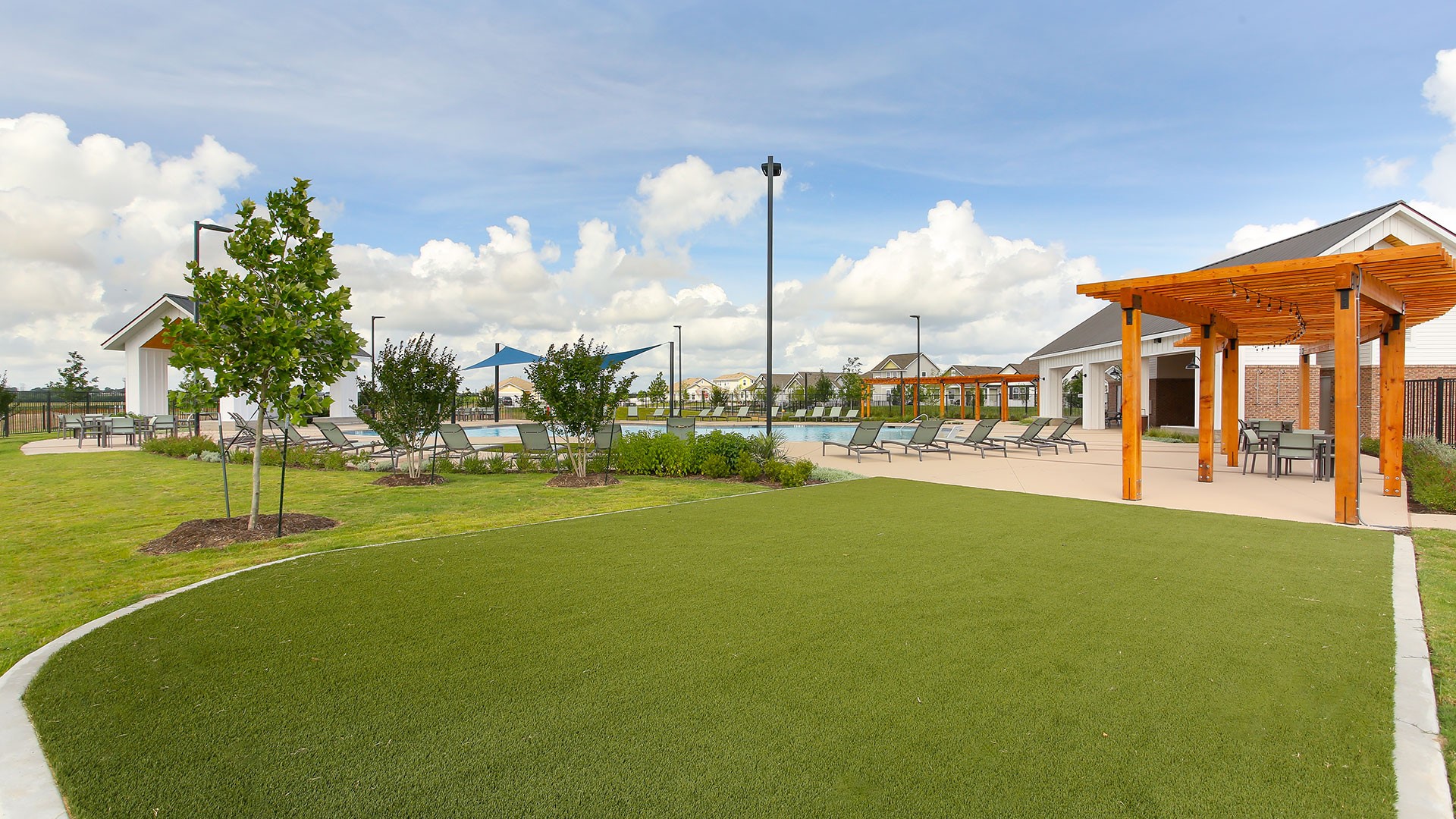 3073 Winding Creek Road Kyle, TX 78640 - Photo 21 of 24 a view of a playground with basketball court