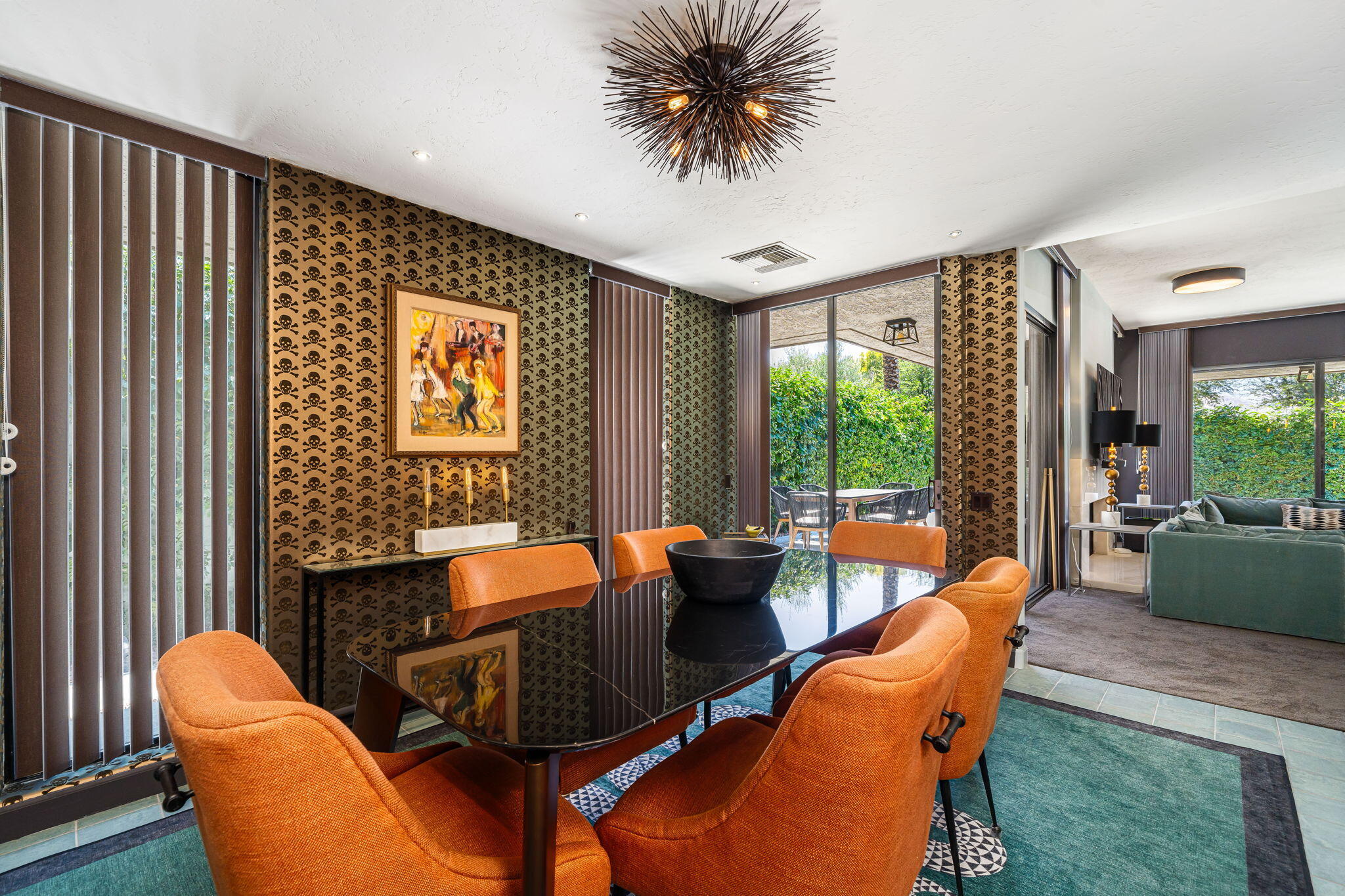 88 Princeton Drive Rancho Mirage, CA 92270 - Photo 14 of 37 a living room with furniture and a large window