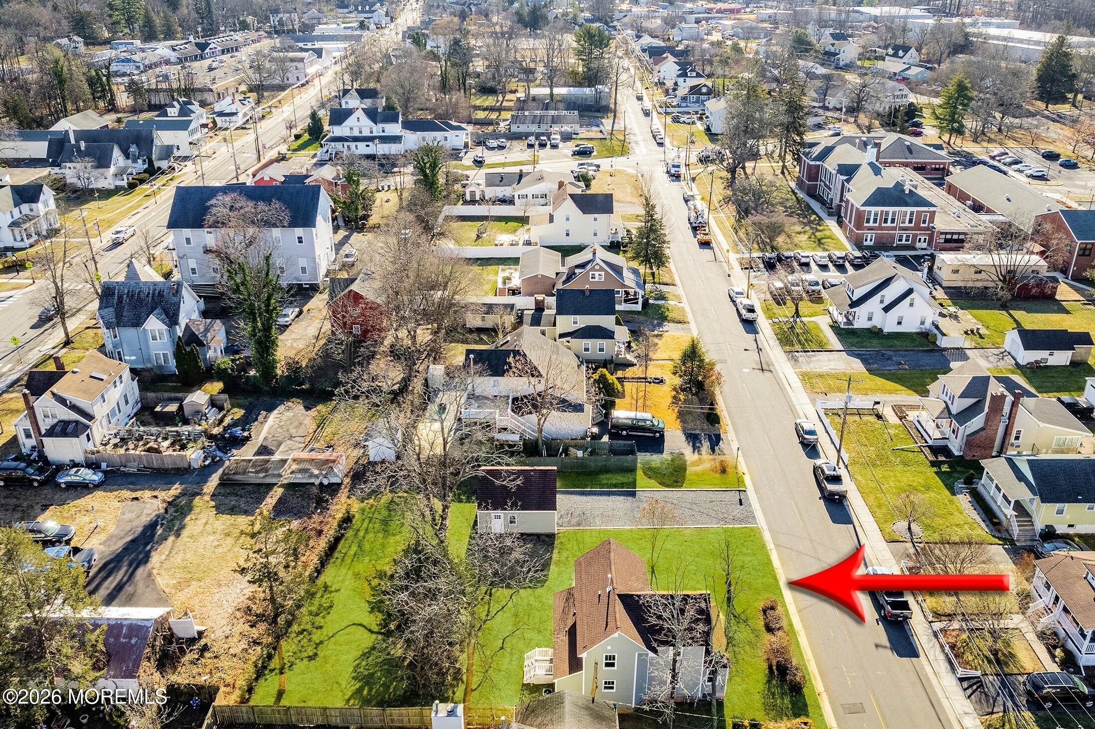 36 Academy Street Farmingdale, NJ 07727 - Photo 21 of 21 Academy arial with arrow finished