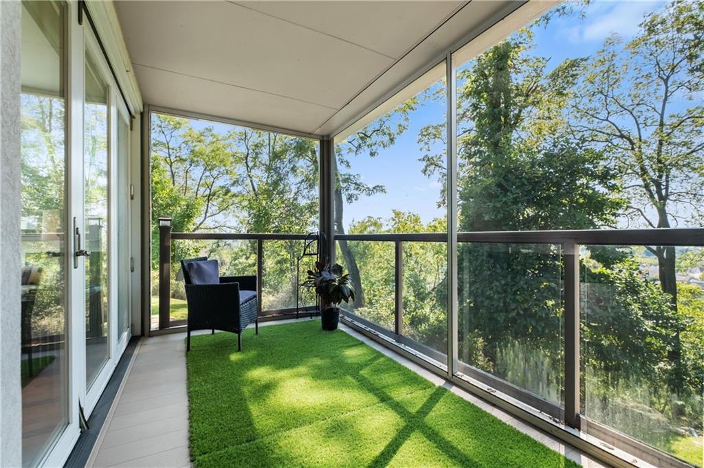 2437 Mt Royal Road Pittsburgh, PA 15217 - Photo 22 of 39 a view of a porch and garden