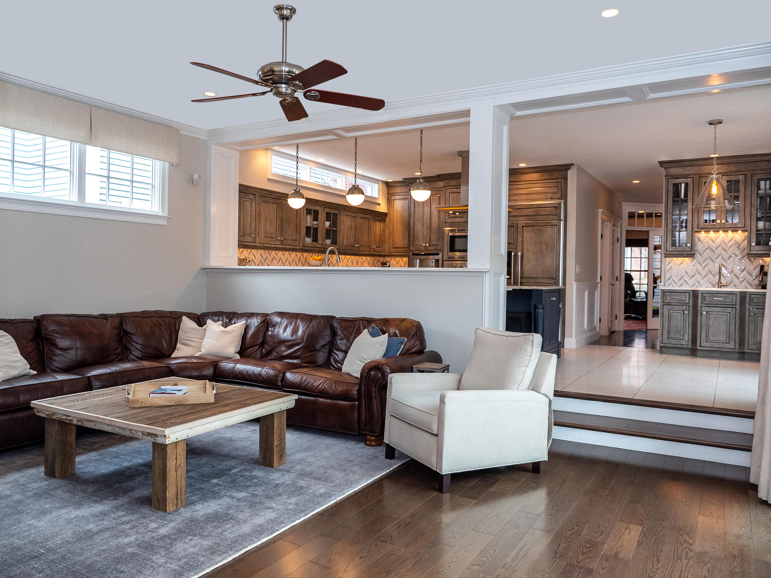 7 Preston Square, Unit 7 Quincy, MA 02171 - Photo 13 of 30 a living room with furniture and a wooden floor