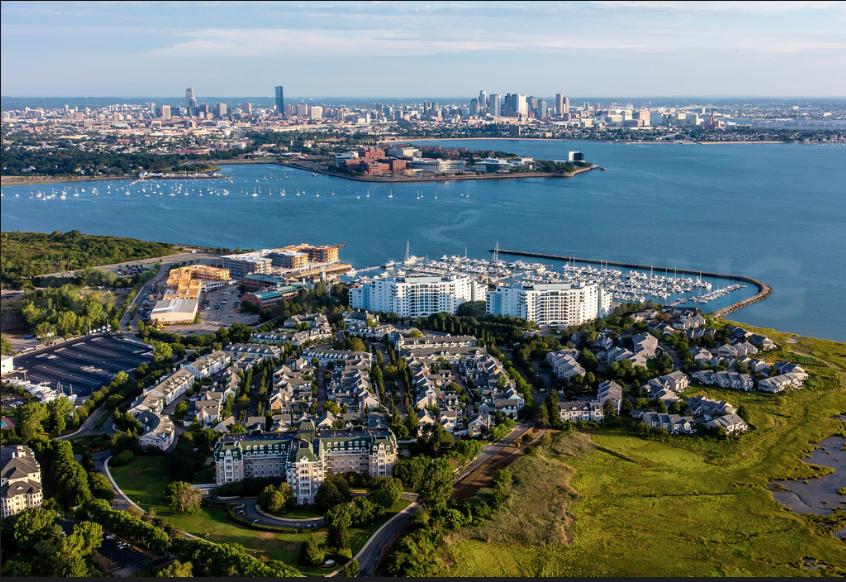 7 Preston Square, Unit 7 Quincy, MA 02171 - Photo 29 of 30 an aerial view of a house with a lake view