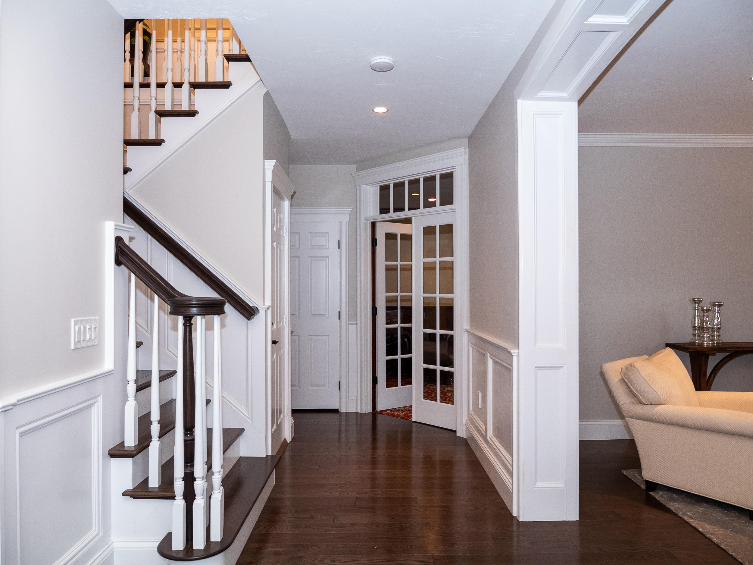 7 Preston Square, Unit 7 Quincy, MA 02171 - Photo 5 of 30 a view of entryway with stairs and wooden floor