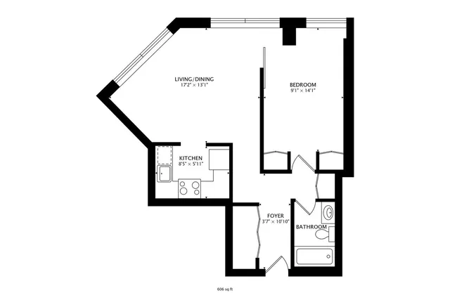 $1,965 | 555 West Madison Street, Unit 3502, Chicago, IL 60661