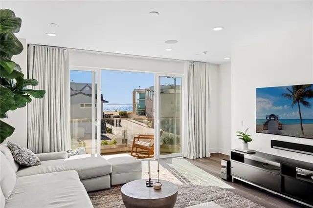 a view of a building from a terrace