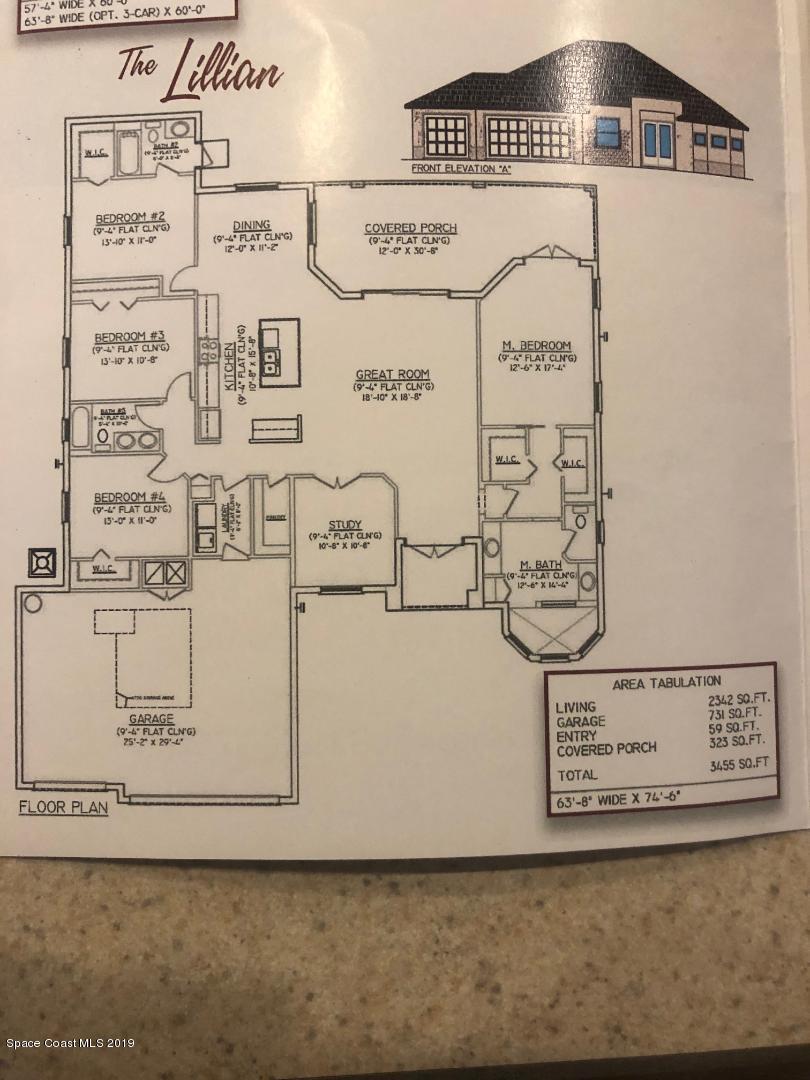 870 Hawks Ridge Court Northeast Palm Bay, FL 32905 - Photo 1 of 1 Plan/Elevation