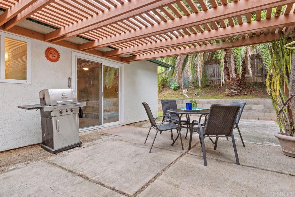 1037 Glenmere Road Vista, CA 92084 - Photo 23 of 36 a patio with a table and chairs