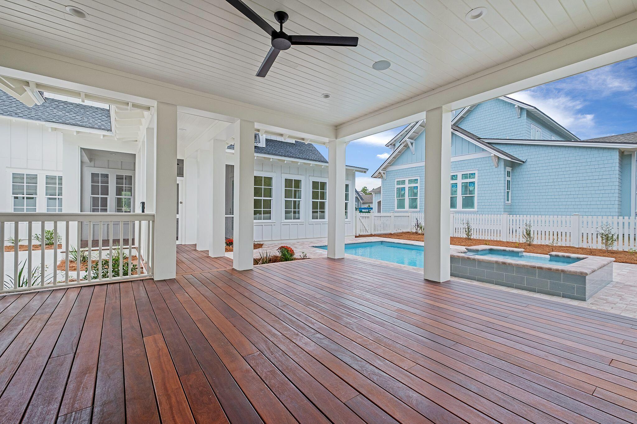 235 Needle Cast Ln Inlet Beach Inlet Beach, FL 32461 - Photo 41 of 58 a view of outdoor space with wooden floor and fence