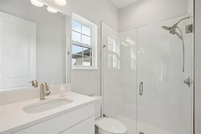 a view of a city with an ocean view