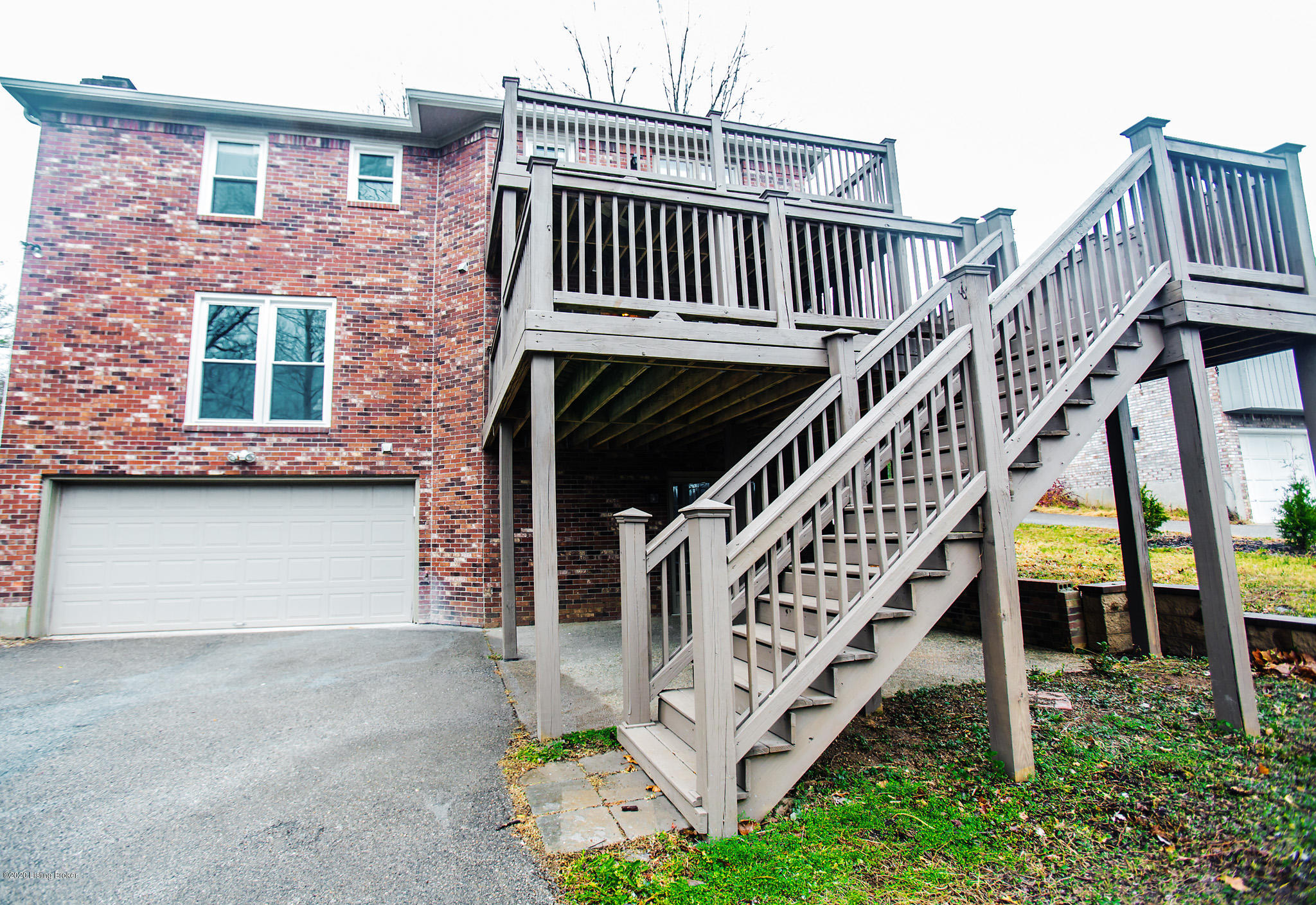 12128 Maplewood Road Goshen, KY 40026 - Photo 40 of 48 Back of House with 2 Story Decks