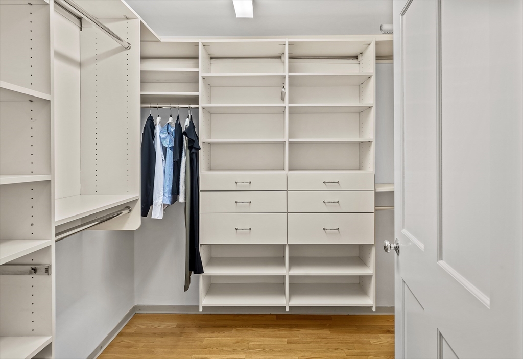 2-14 St Paul Street, Unit 311 Brookline, MA 02446 - Photo 17 of 29 a view of walk in closet with empty racks