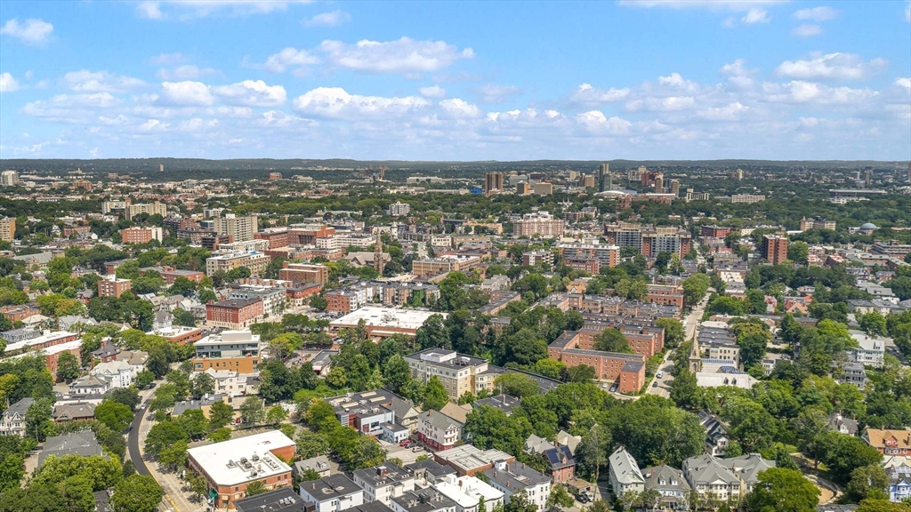 2-14 St Paul Street, Unit 311 Brookline, MA 02446 - Photo 22 of 29 an aerial view of a city with lots of residential buildings