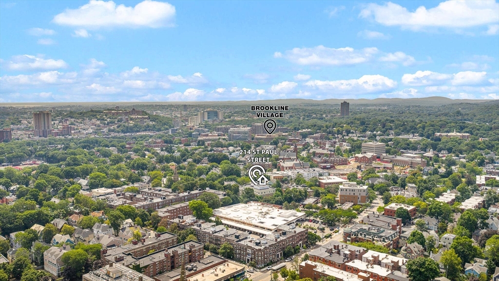 2-14 St Paul Street, Unit 311 Brookline, MA 02446 - Photo 23 of 29 an aerial view of a city