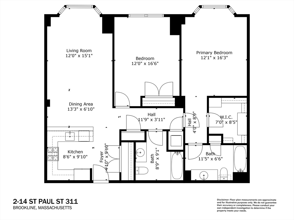 2-14 St Paul Street, Unit 311 Brookline, MA 02446 - Photo 29 of 29