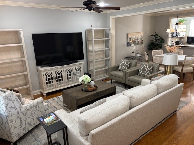 318 Byron Way Franklin, TN 37064 - Photo 6 of 53 a living room with furniture and a flat screen tv