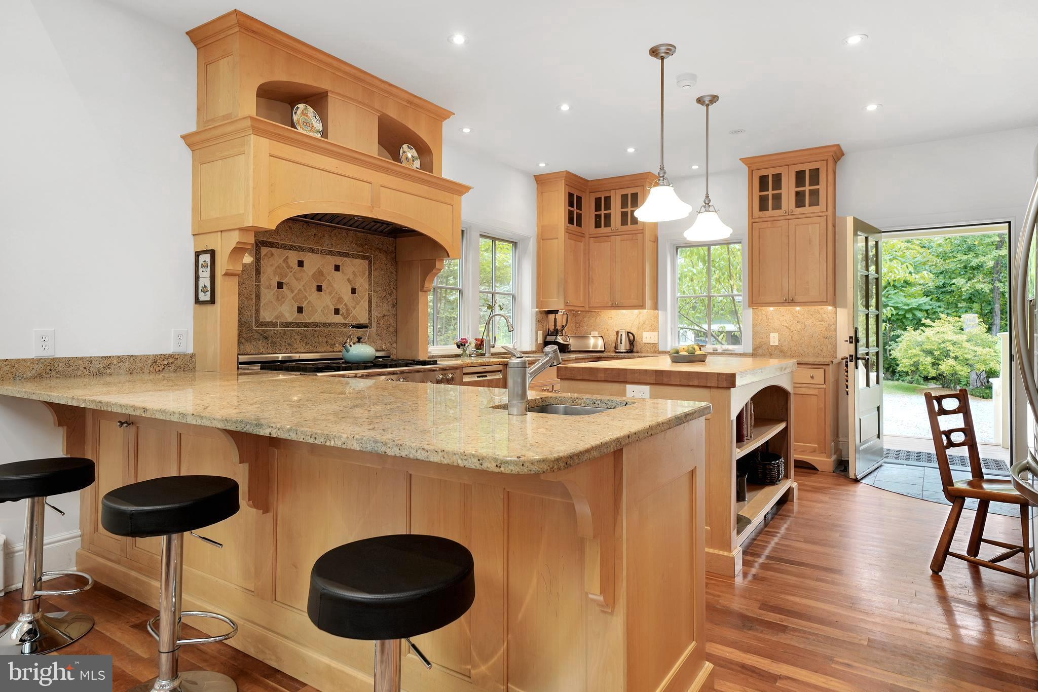 350 State Road Princeton, NJ 08540 - Photo 11 of 43 Breakfast bar with granite counters..