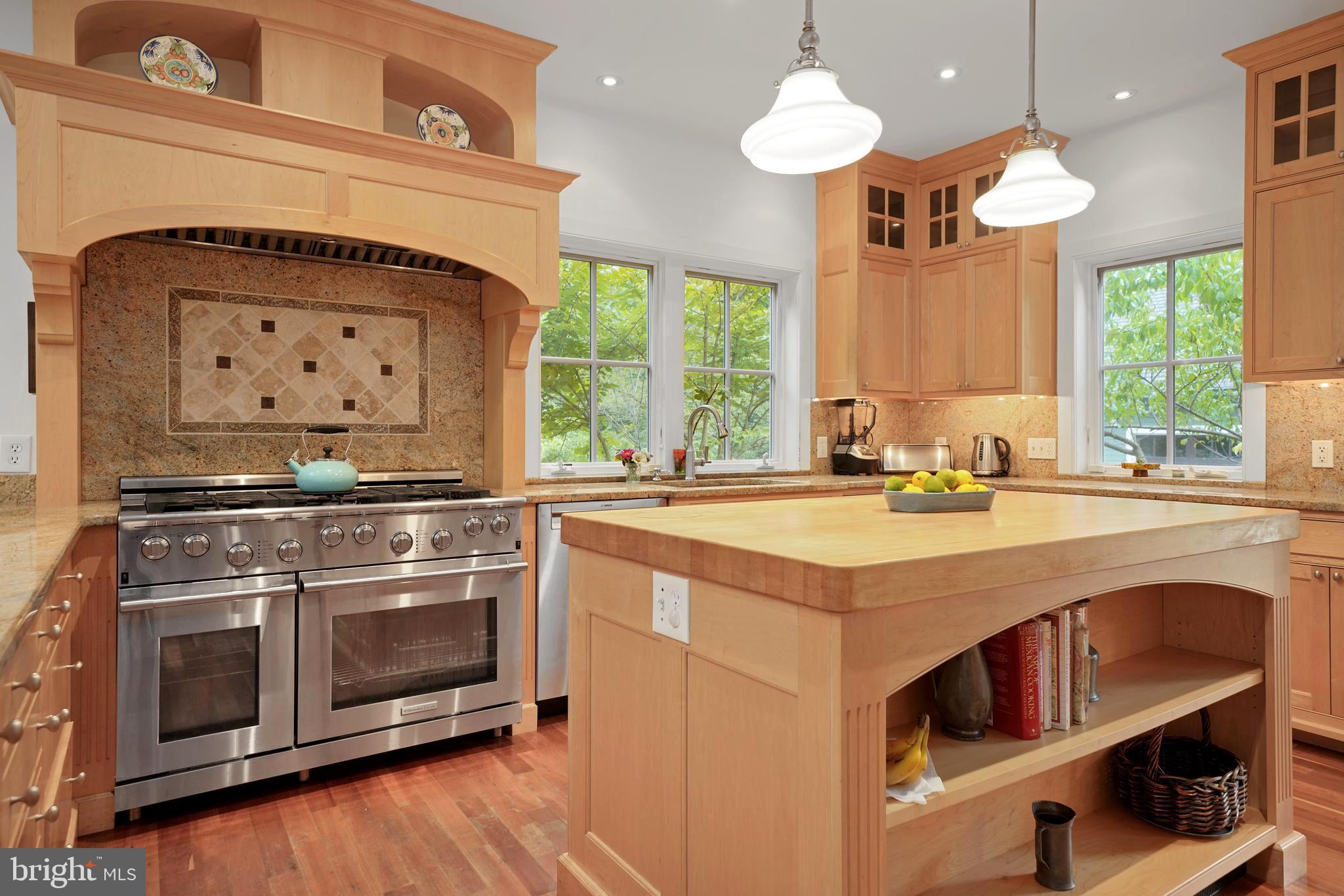 350 State Road Princeton, NJ 08540 - Photo 12 of 43 Center island with butcher block top.