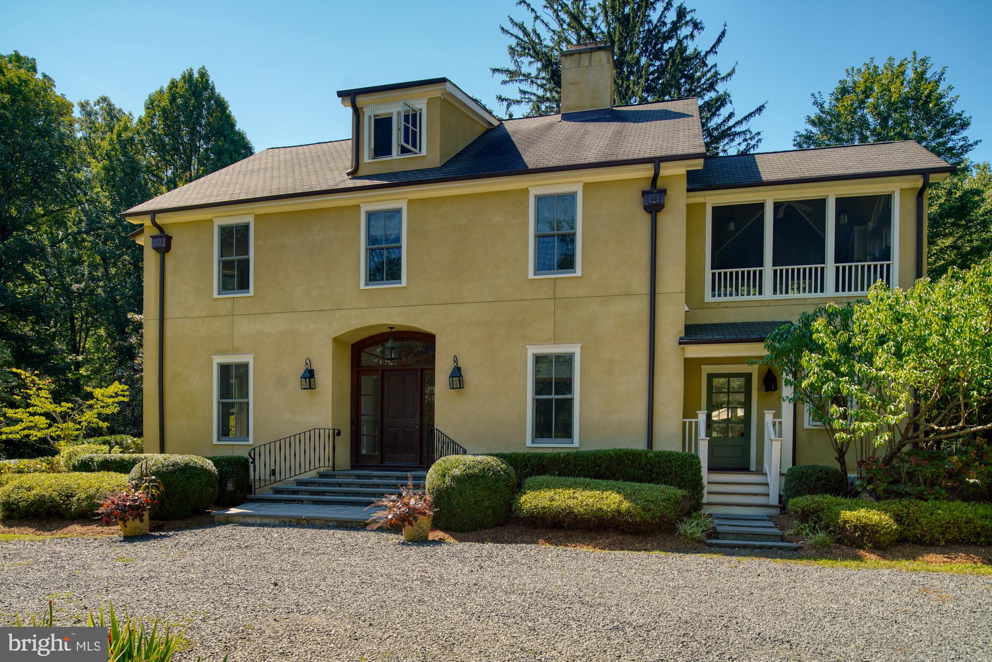 350 State Road Princeton, NJ 08540 - Photo 3 of 43 Front exterior main house with summer porch..