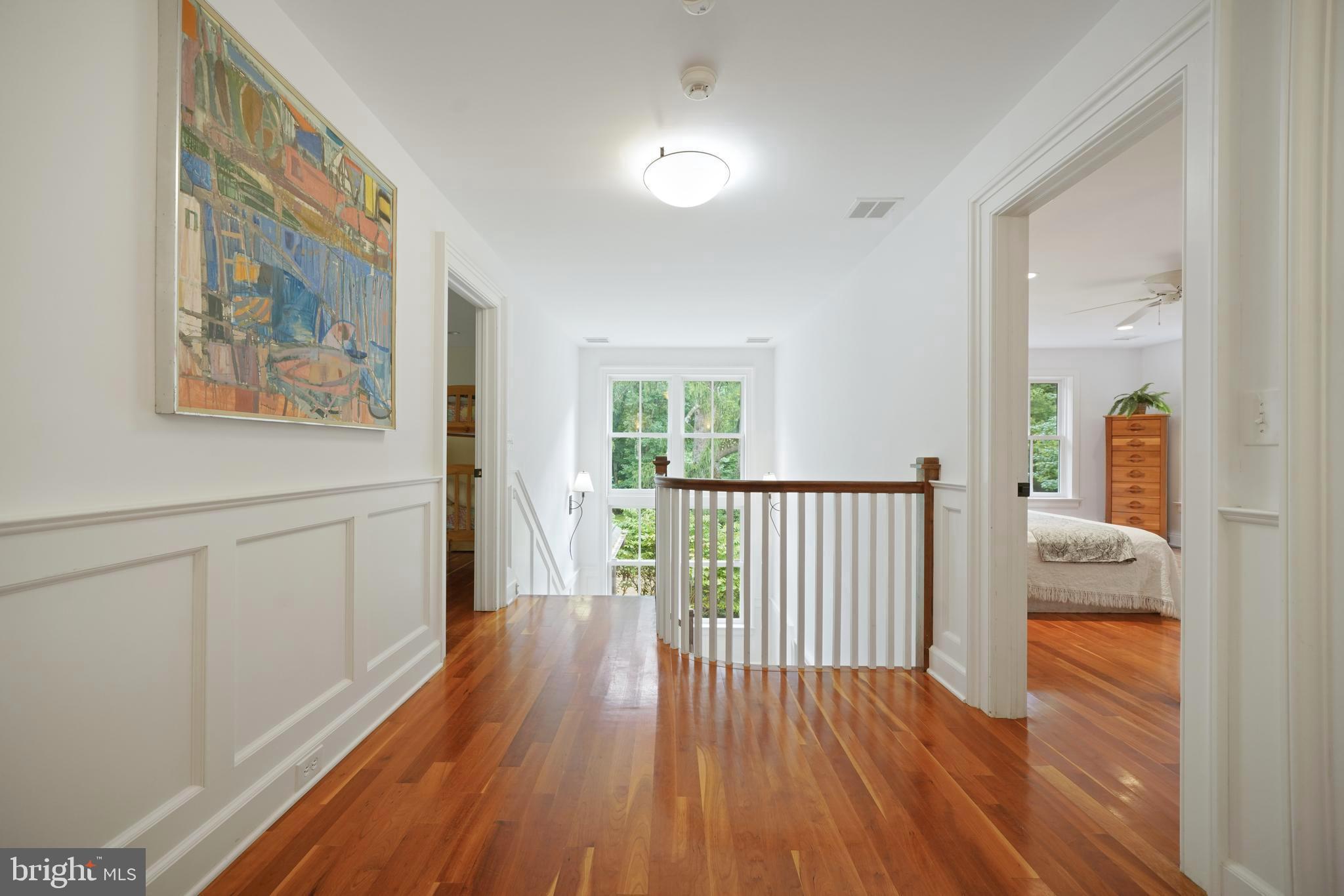 350 State Road Princeton, NJ 08540 - Photo 22 of 43 Upstairs hall -continuation of custom mill work..