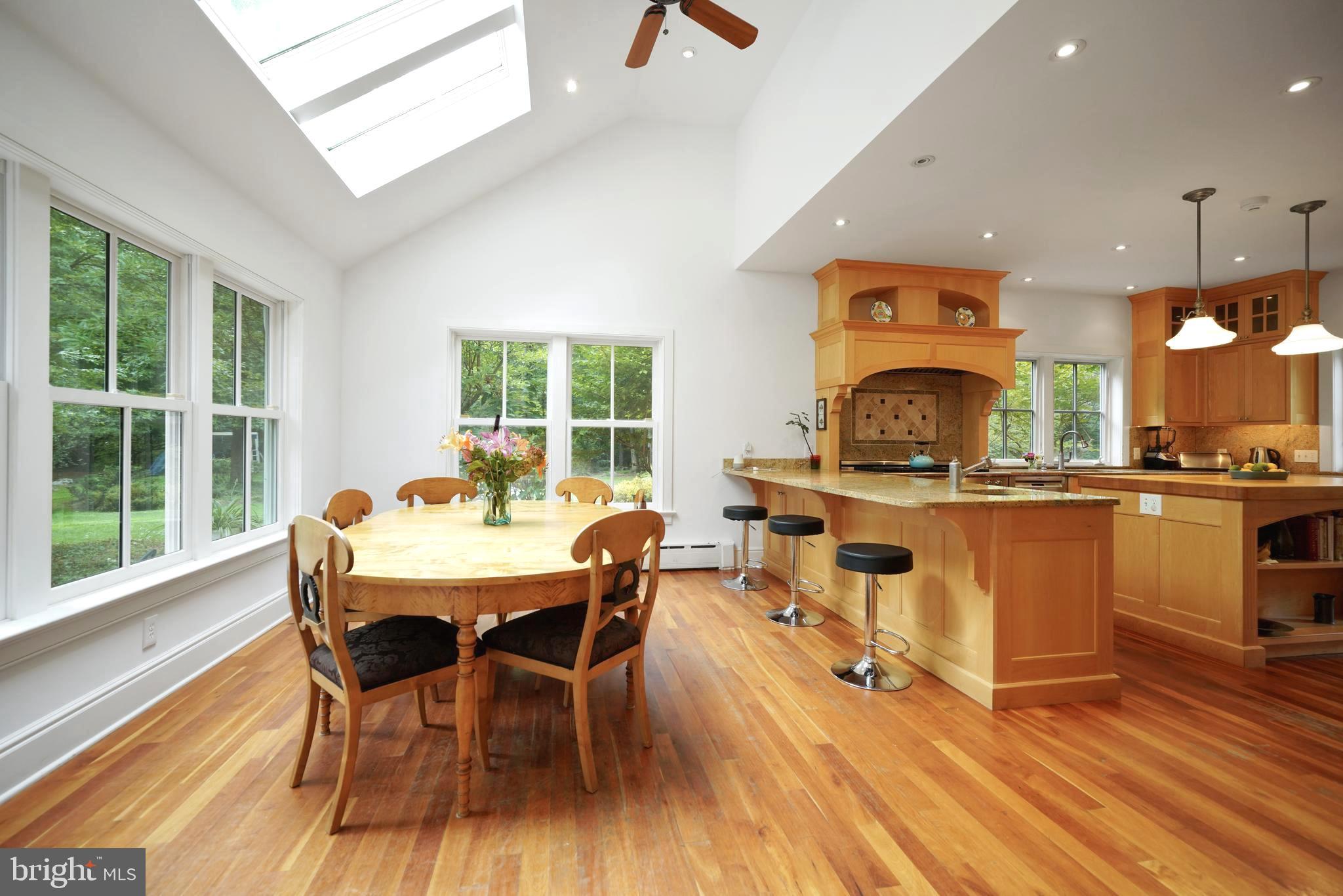 350 State Road Princeton, NJ 08540 - Photo 10 of 43 Skylights above dining area.