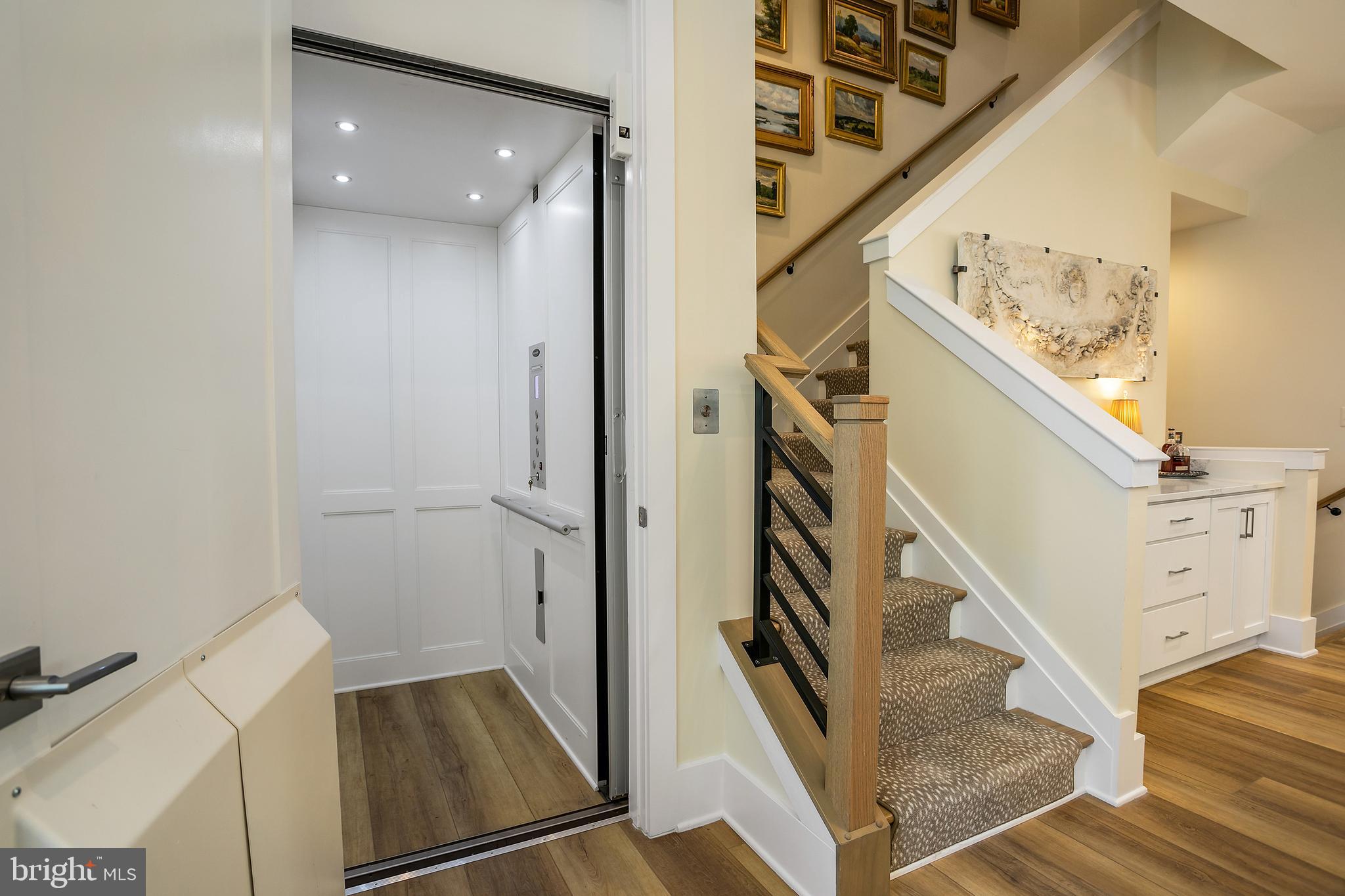 8127 River Road Bethesda, MD 20817 - Photo 4 of 44 private elevator serving all four floors