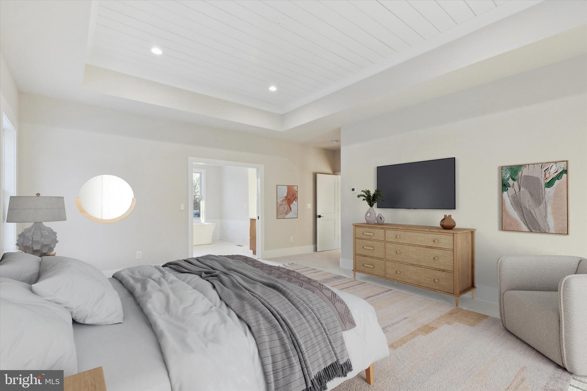 825 A Morris Road Lansdale, PA 19446 - Photo 17 of 20 a bedroom with a bed and flat screen tv