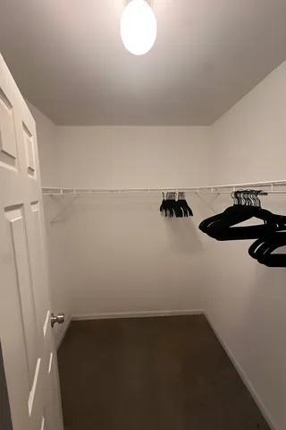 a view of a closet