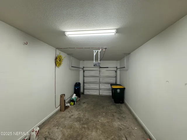 a view of a glass door