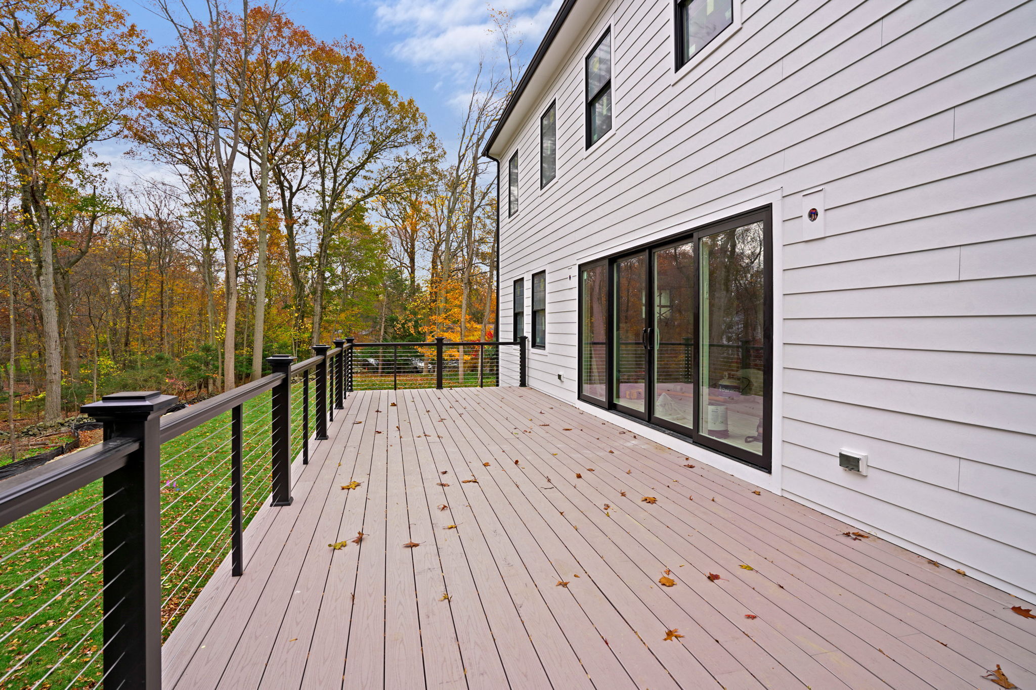 13 Terhune Drive Westport, CT 06880 - Photo 21 of 28 a view of outdoor space with deck and wooden floor