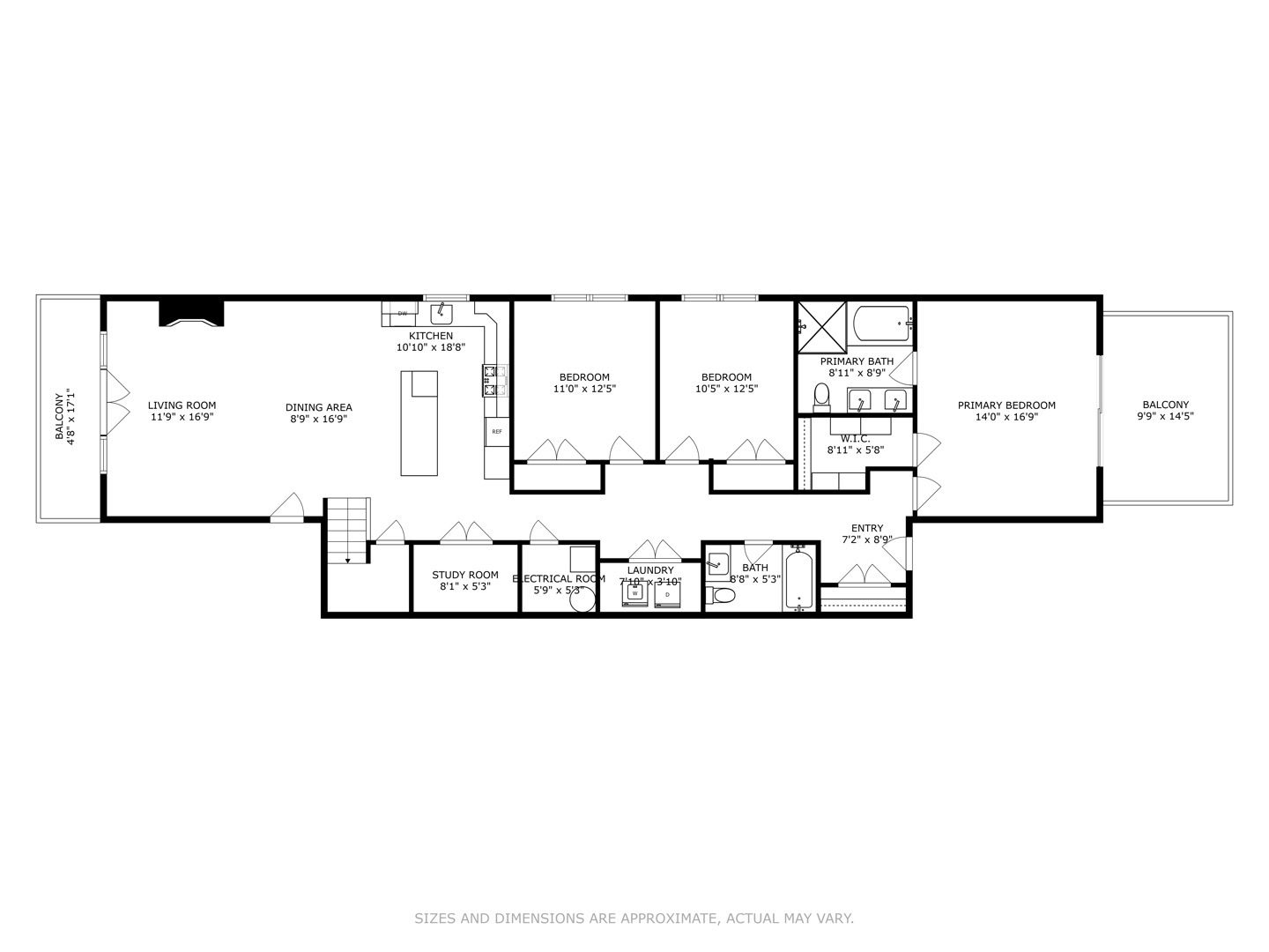Undisclosed Address Chicago, IL 60657 - Photo 26 of 27 a picture of a bench in a white building