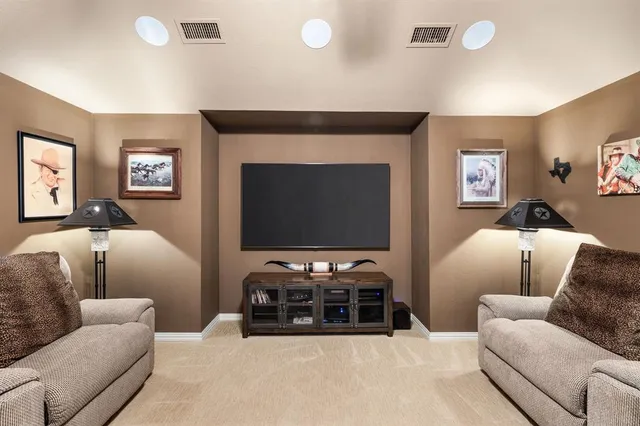 a bathroom with a sink vanity and a mirror