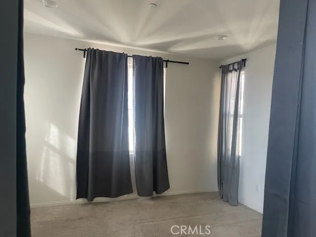 an entryway with a door