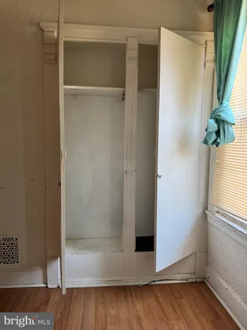 a view of a walk in closet