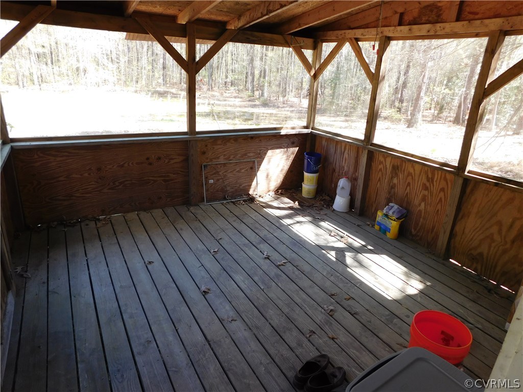 6615 Adkins Road Providence Forge, VA 23140 - Photo 8 of 14 Second view of screened-in deck/porch, showing the
