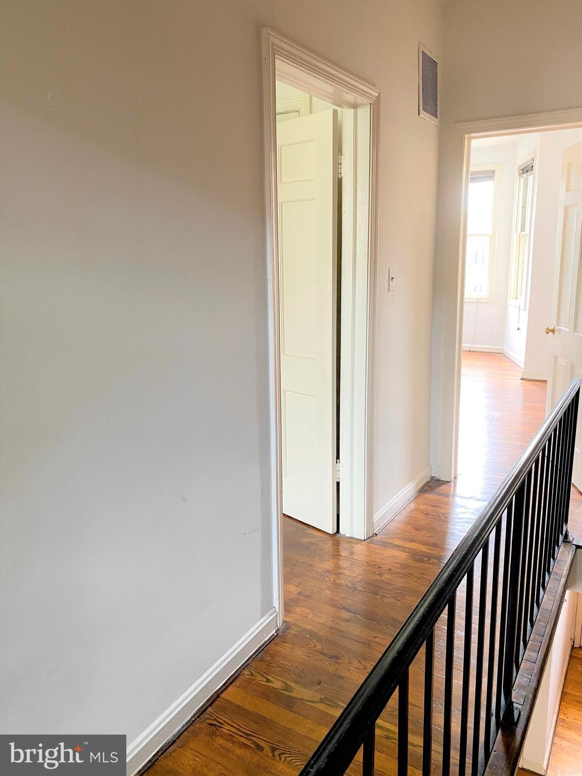 612 C Street Northeast Washington, DC 20002 - Photo 10 of 22 Natural hardwood floors upstairs