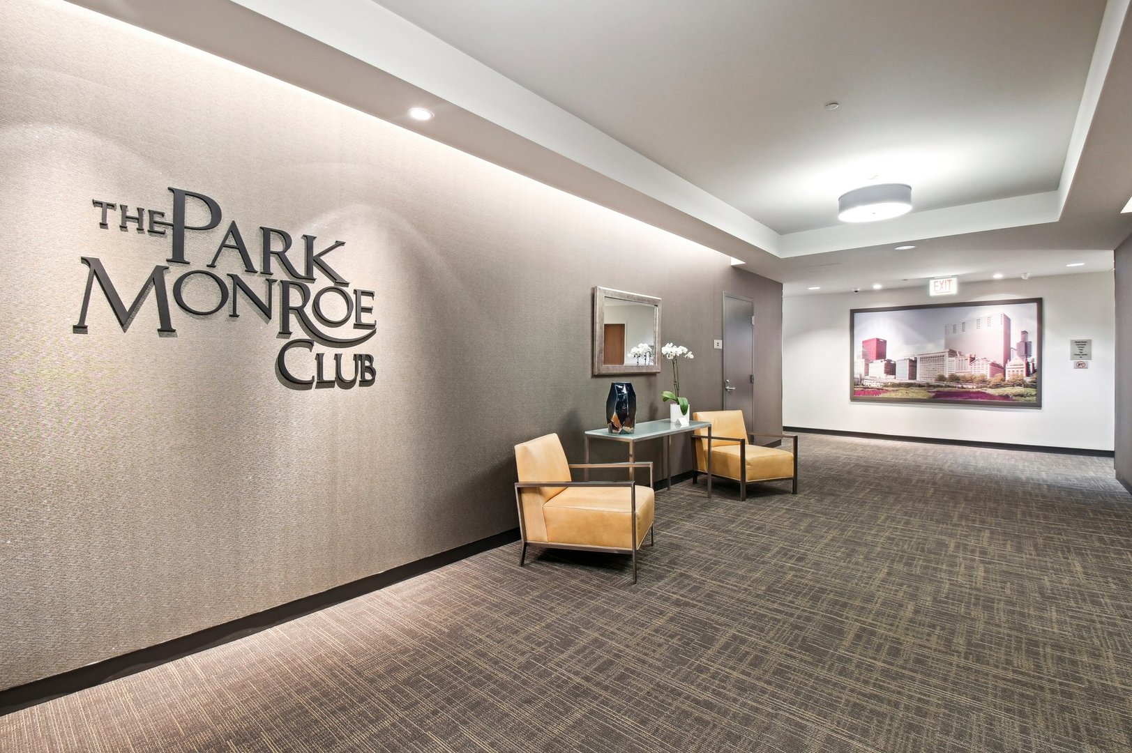 65 East Monroe Street, Unit 4521 Chicago, IL 60603 - Photo 35 of 42 a living room with furniture and a couch