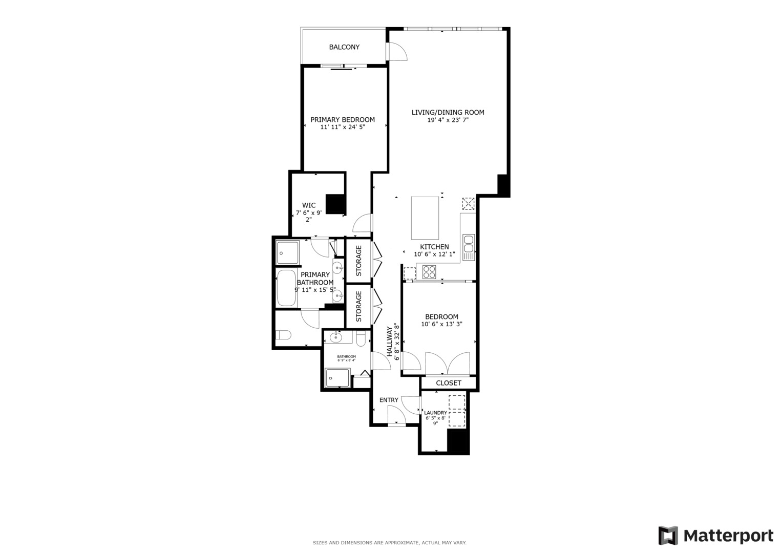 65 East Monroe Street, Unit 4521 Chicago, IL 60603 - Photo 42 of 42 a picture of floor plan