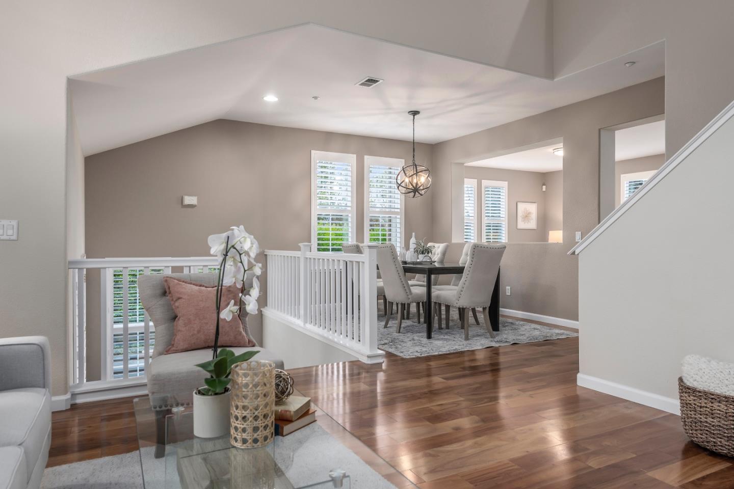 10 Towne Circle Mountain View, CA 94040 - Photo 2 of 28 a view of a dining room with furniture and wooden floor