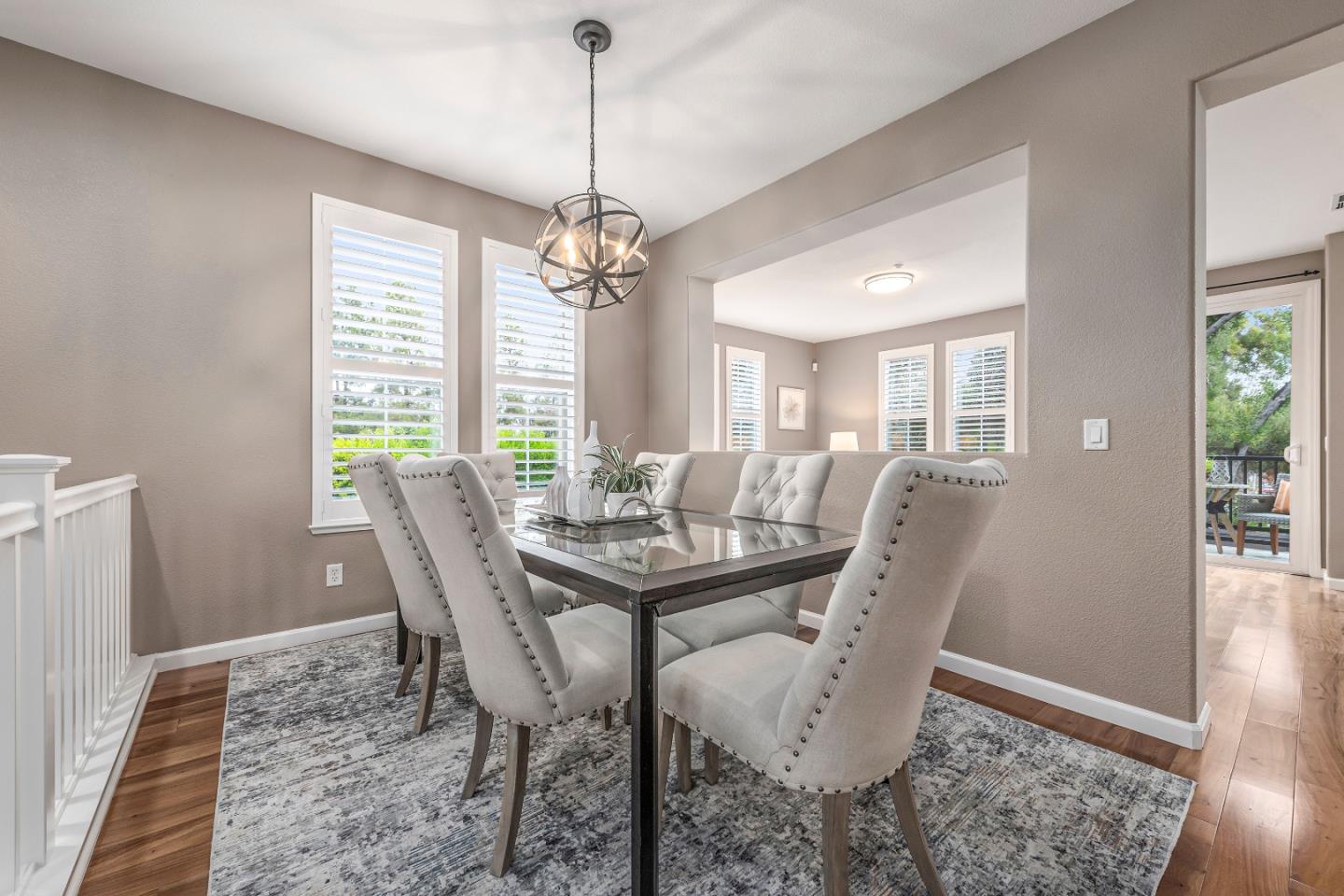10 Towne Circle Mountain View, CA 94040 - Photo 4 of 28 a view of a dining room with furniture window and wooden floor