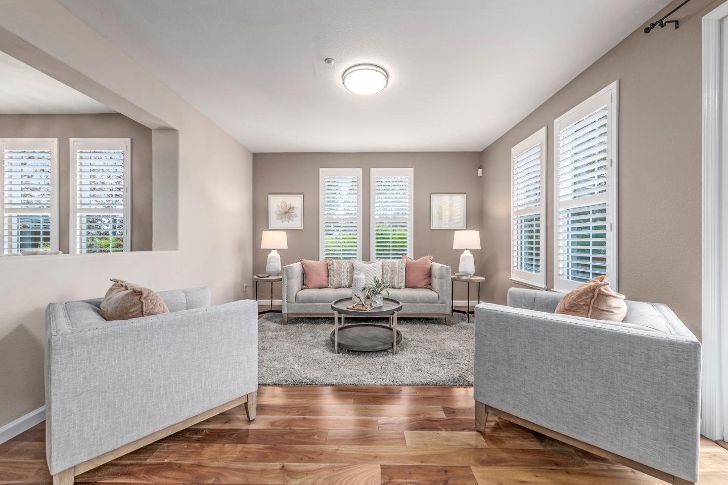 10 Towne Circle Mountain View, CA 94040 - Photo 10 of 28 a living room with furniture and large windows