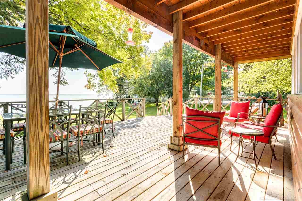 5376 North Lakeshore Road Deckerville, MI 48427 - Photo 3 of 65 Expansive Lakeside Deck