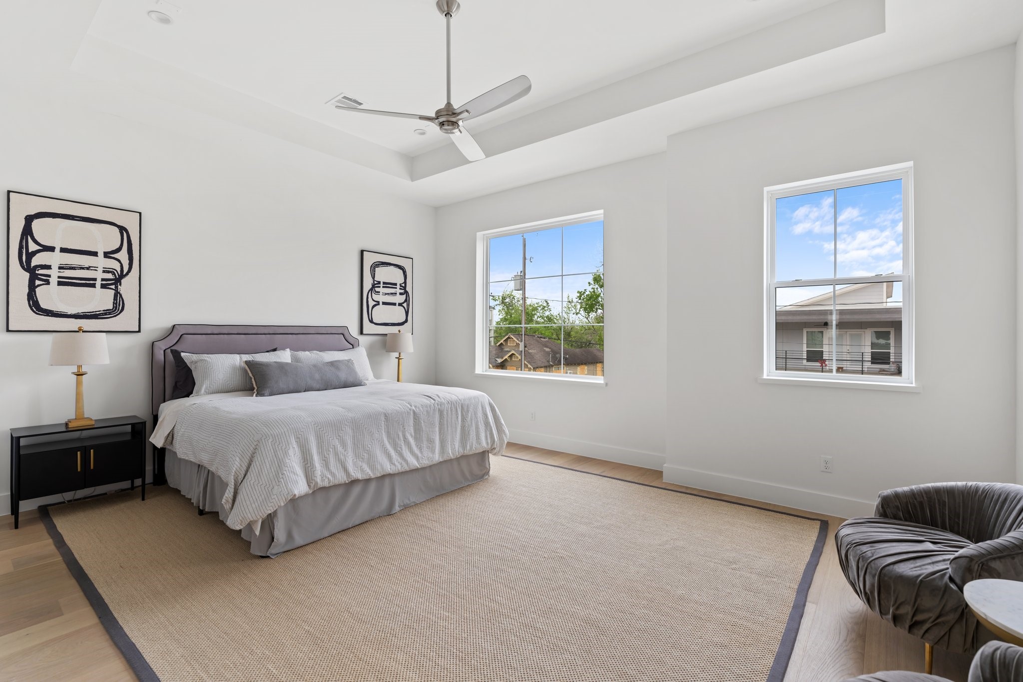 111 East 32nd Street, Unit C Houston, TX 77018 - Photo 15 of 31 Privately positioned primary suite offers a luxurious sanctuary away from secondary bedrooms, creating your personal retreat from the world.