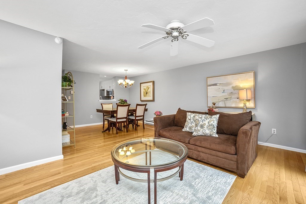 78 Key Street, Unit 78 Millis, MA 02054 - Photo 12 of 33 a living room with furniture and a wooden floor