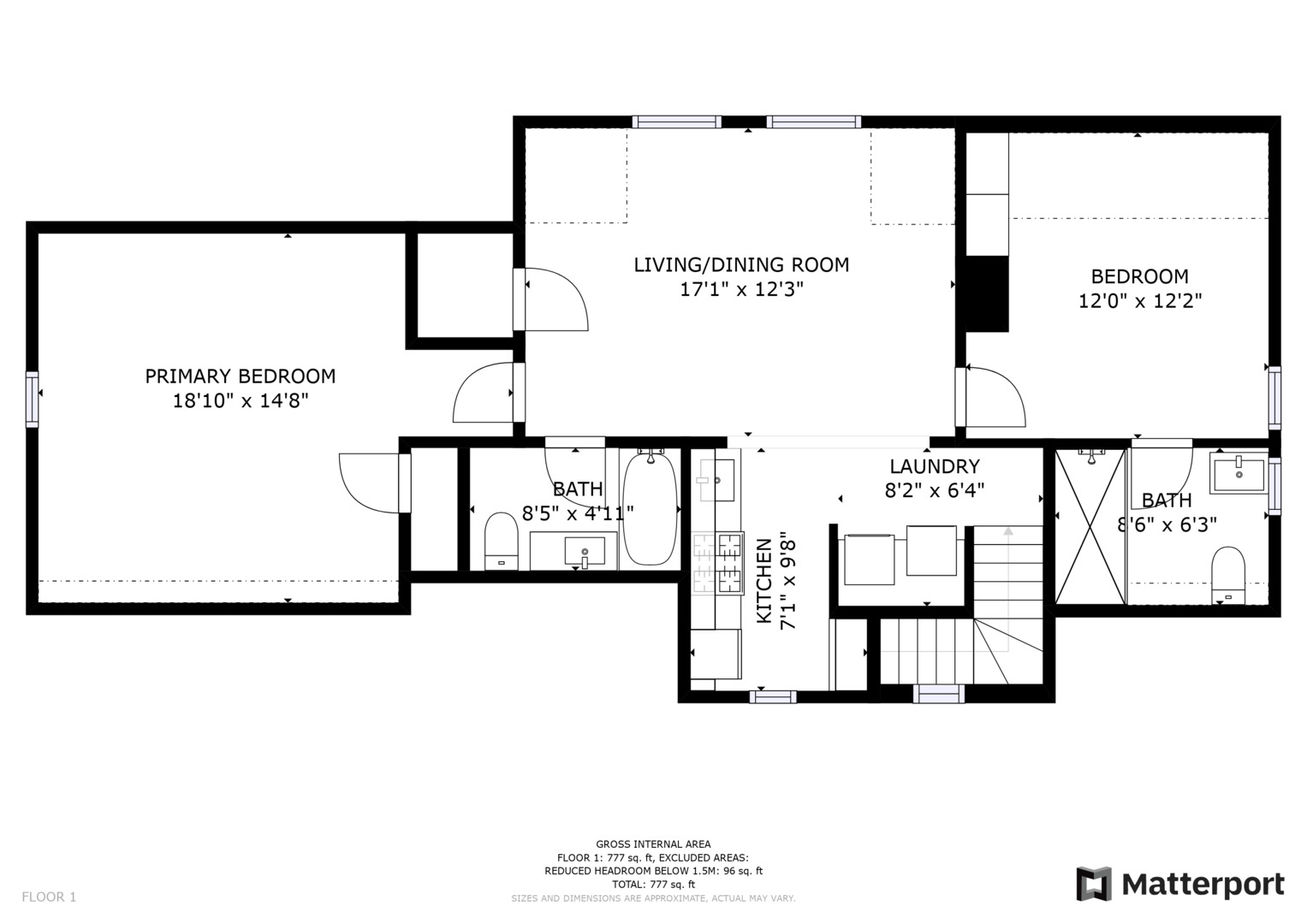 1131 Ridge Road, Unit 2 Wilmette, IL 60091 - Photo 11 of 11 a picture of floor with a rug and a window