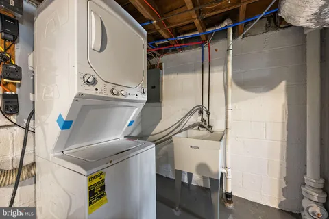 a view of storage and utility room