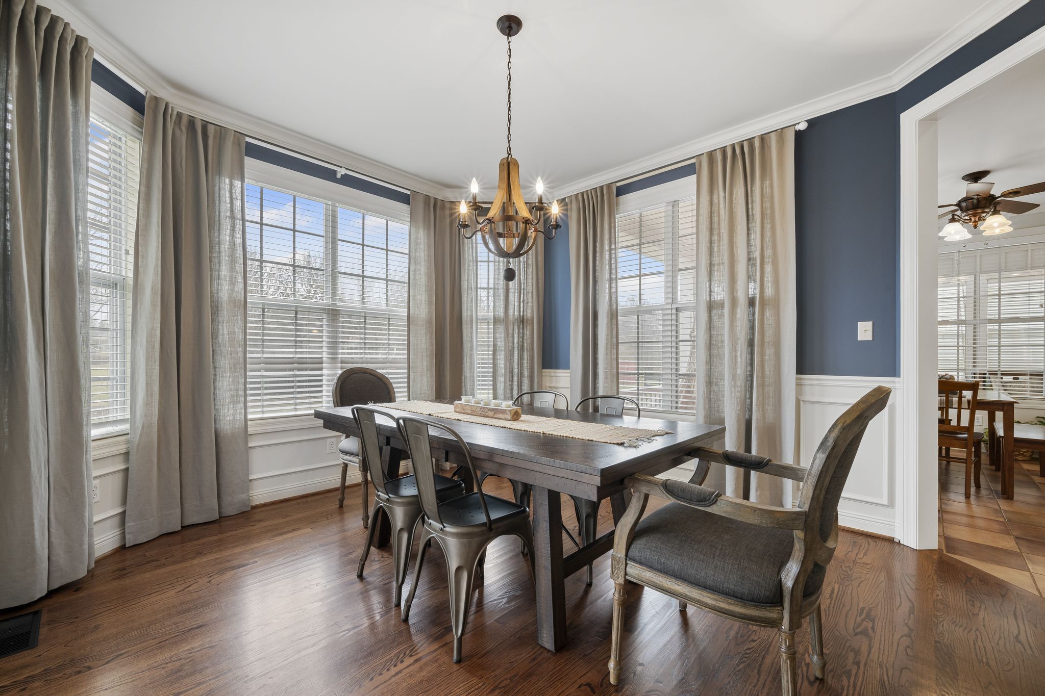 194 Fairview Road Dickson, TN 37055 - Photo 13 of 63 a view of a dining room with furniture window and wooden floor