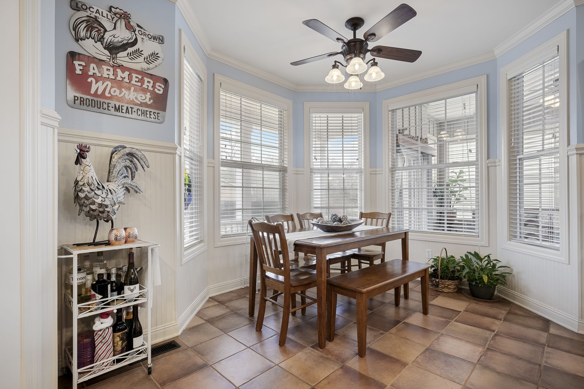 194 Fairview Road Dickson, TN 37055 - Photo 15 of 63 a view of a dining room with furniture and a large window