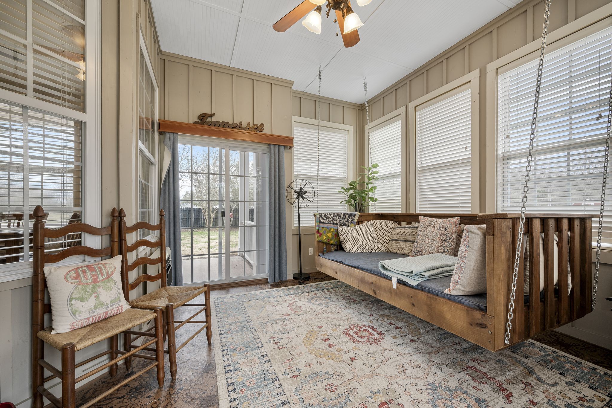 194 Fairview Road Dickson, TN 37055 - Photo 20 of 63 a living room with furniture and large windows