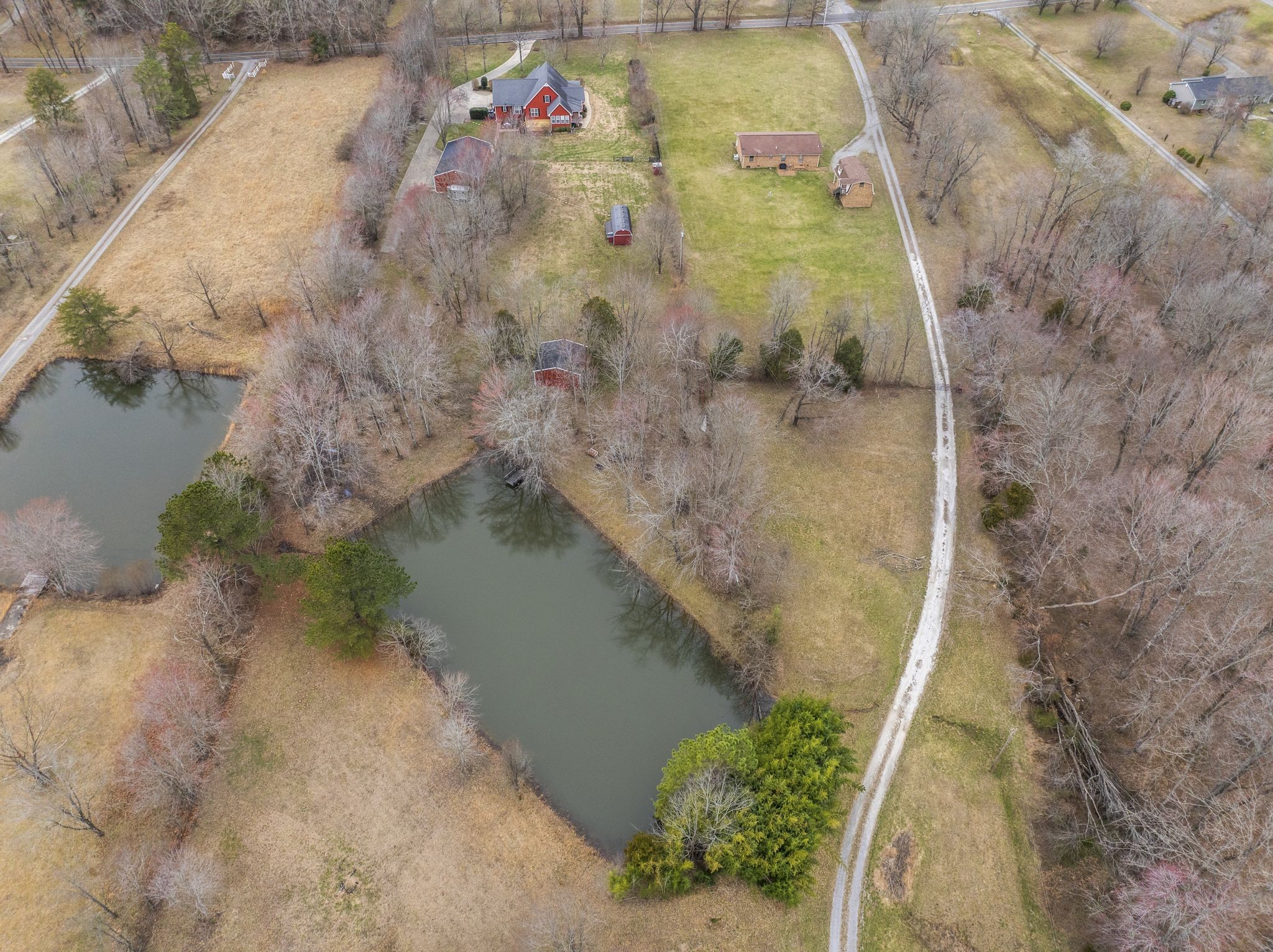 194 Fairview Road Dickson, TN 37055 - Photo 55 of 63 a aerial view of a house with a yard