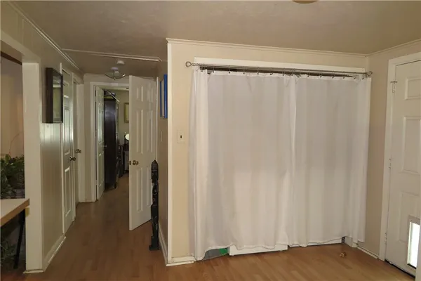 a view of closet area